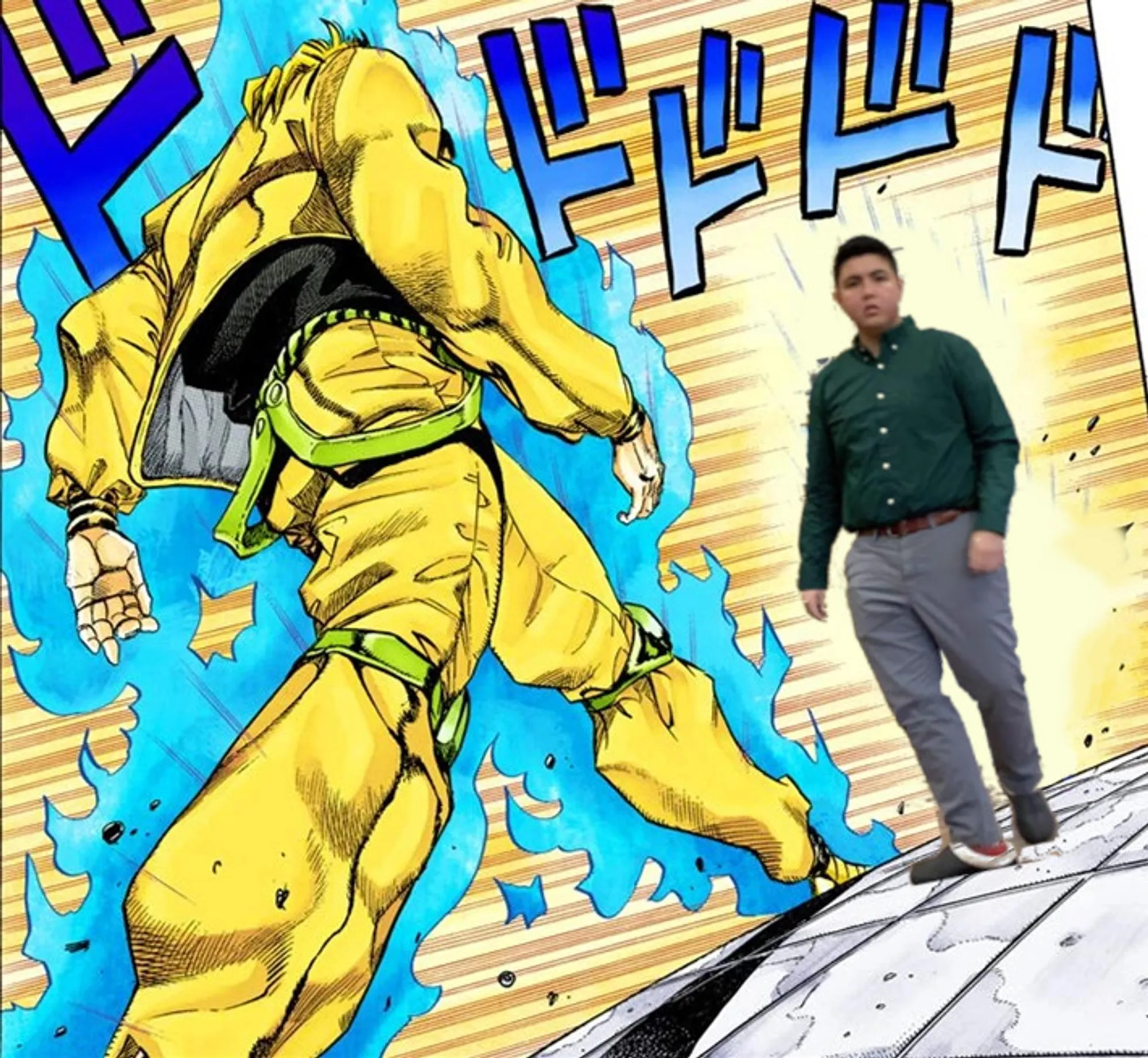 Joetaro walking